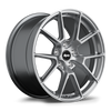 Apex VS-5 18x9 Hyper Black flow formed wheel with 5x112 bolt pattern ET42 offset and 57.1mm center bore VS5189ET42-5112-571-NHBK