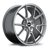 Apex VS-5 19x9 Hyper Black flow formed wheel with 5x112 bolt pattern ET32 and 66.6mm center bore part VS5199ET32-5112-666-NHBK