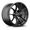 Satin Black Apex VS-5RS forged monoblock wheel 18x12 with 5x130 bolt pattern and ET46 offset for Porsche performance applications VS5RS1812ET46-5130-716-NSBK