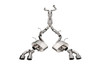 Corsa 3" Cat Back Exhaust - Xtreme Valved - 4.5" Black Carbon Fiber Twin Tips (2020 - 2026 CT5-V) 21326CFBLK