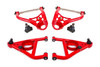 BMR A-Arm Kit - Delrin Bushings - Tall Ball Joints - Red (1967 - 1969 F-Body / 1968 - 1974 X-Body) AAK312R