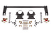 BMR Anti-Roll Bar Kit w/ Tailpipes - Weld-On - Hollow - 1.25" - Black (1979 - 2004 Mustang) ARB730H