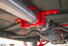 BMR Driveshaft Safety Loop - Front - Black (1968 - 1972 A-Body) DSL410H