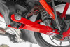 BMR Non-Adjustable Rear Lower Control Arms - Coilover - Red (2016 - 2024 Camrao) LCA361R