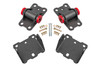 BMR Upper & Lower Motor Mount Kit - Polyurethane -Black (1978 - 1987 G-Body) MM460H