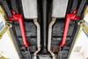 BMR Bolt-On Subframe Connectors - Red (1974 - 1981 F-Body) SFC321R