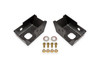 BMR Rear Shock Mount Skid Plates - Black (2021 - 2026 Bronco) SG1860H