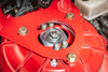 BMR Caster Camber Plates for Factory Springs - Red (2016 - 2014 Camaro) WAK360R