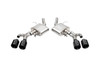 Corsa 3" Axle-Back Exhaust - Sport Valved - 4.5" Black PVD Carbon Fiber Tip (2022 - 2026 CT4-V Blackwing) 21319CFBLK