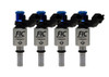 FIC01-3000-4 Fuel Injector Clinic 3000cc stainless steel injectors for custom EFI and high horsepower 4-cylinder racing applications