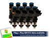 FIC IS305-0445H 445cc 42 lb/hr drop-in fuel injector set for 2007-2013 GM truck 4.8L 5.3L 6.0L and 6.2L applications