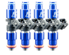 Fuel Injector Clinic ISC-1200H-4 1200cc custom fuel injector set for 4-cylinder engines with 64mm height and 11mm x 15mm O-rings