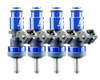 FIC ISC-1200H-4 1200cc high impedance custom injectors for 4-cylinder engines with 53mm injector height