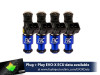 Fuel Injector Clinic is127-1200h 1200cc High-Z fuel injector set for 2008-2015 Mitsubishi Evo X