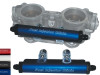 Fuel Injector Clinic RL-STI-8-6 Blue top-feed conversion fuel rails for 2004-2006 Subaru STI and 2005-2006 Legacy GT