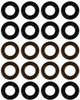 Fuel Injector Clinic SLK-UNIV-14MM-X-4 universal 14mm seal kit for four high-impedance injectors