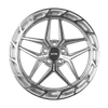 F1R 20x10 FS5 Wheel - 5x112 +38 - Machine Silver FS520105112MS38