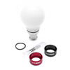 Cobb Weighted Cobb Knob - White w/Red Base (2017 - 2020 Civic Si / 2017 - 2021 Civic Type R) - 2H1360-W-RD