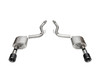 Corsa 3" Axle-Back Exhaust - Sport - 4.5" Polished Carbon Fiber Tips (2024 - 2026 Mustang GT Coupe - Non Active) 21253CF