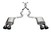 Corsa 3" Catback Exhaust - Xtreme Valved - Dual Rear Exit - 5" Twin Slash Black PVD Tips (2020 - 2022 Shelby GT500) 21291BLK