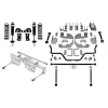 Detroit Speed QuadraLink Rear Suspension Kit - 3" Axle - Single-Adjustable Shocks (1982 - 1992 Camaro & Firebird) 041722-SDS