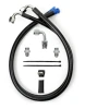 Detroit Speed Power Steering Hose Kit - Detroit Speed Subframe / Ford FoX-Body (1979 - 2004 Ford) 091302DS