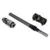 Detroit Speed Steering Shaft Kit - Vibration Reducer - Stock Column - Detroit Speed Steering Gear (1979 - 1987 Chevrolet C10 / GMC C15) 092541DS