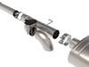 aFe Gemini XV 3" Cat-Back Exhaust System - Dual Polished Tip (2021 - 2026 F150 Tremor) 49-33160-P