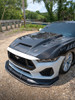 MAZ High Cowl Terminator Hood - Single Sided Carbon Fiber (2024 - 2026 Mustang) MAZ-24-HTFSS