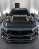 MAZ Dark Horse SC Hood - Fiberglass w/ Carbon Vent (2024 - 2026 Mustang) MAZ-24-SCPCF