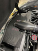 Halltech CF112 BEELINE 112mm carbon fiber intake with TKO Attack Blue Dry Nano Filter and Matte Finish Carbon Fiber Beehive