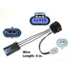 Halltech H108125 4inch MAF adapter 3-pin with IAT to GT harness for 1997-2000 Chevrolet Corvette C5 LS1