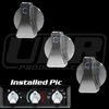 UPR Products Regular AC Knobs - Polished (1989 - 2004 Mustang) 1003-89-02