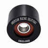 ARS 60mm x 10 Rib Smooth Billet Pulley - Double Bearing ARS006010DBS