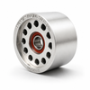 ARS 90mm x 12 Rib Smooth Billet Pulley - Double Bearing ARS009012DBS