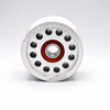 ARS 90mm x 12 Rib Smooth Billet Pulley - Double Bearing ARS009012DBS