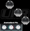 UPR Products Climate Control AC Knob Set - Satin (1989 - 2004 Mustang) 1003-89-48