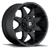 Fuel Off-Road 18x9 Octane Wheel 6 Bolt 1 ET Matte Black D509