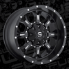 Fuel Off-Road 20x10 Krank Wheel 5 Bolt -12 ET 87.10 Bore Matte Black D517