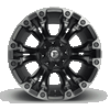 Fuel Off-Road 17x9 Vapor Wheel 5 Bolt 1 ET 78.10 Bore Black w/DDT D569
