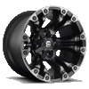 Fuel Off-Road 18x9 Vapor Wheel 5 Bolt 1 ET 78.10 Bore Black w/DDT D569