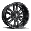 Fuel Off-Road 17x9 Sledge Wheel 6 Bolt -12 ET Gloss Black D596