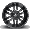 Fuel Off-Road 22x10 Sledge Wheel 6 Bolt 10 ET 106.10 Bore Matte Black D596