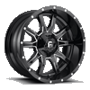 Fuel Off-Road 20x9 Vandal Wheel 6 Bolt 1 ET Gloss Black D627