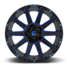 Fuel Off-Road 20x9 Contra Wheel 6 Bolt 2 ET Black & Blue D644