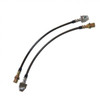 J&M Stainless Steel Brake Hose Kit - Front - Black (1994 - 1998 Cobra) 22518-B