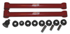 J&M Street Performance Rear Lower Control Arms - 3 Piece Poly-Ball Bushings - Red (2005 - 2014 Mustang) 23861-R