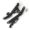 J&M Rear Lower Control Arms Weight Jack Street / Race Black (1999-2004 Mustang) 23960B