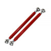 J&M Steel Lower Control Arms - Adjustable - Rod / Rod Ends - Red (2005 - 2014 Mustang) 23961SR