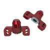 J&M Rear Adjustable Upper Shock Mount - Ohlins - Red (2015 - 2026 Mustang) 25351R